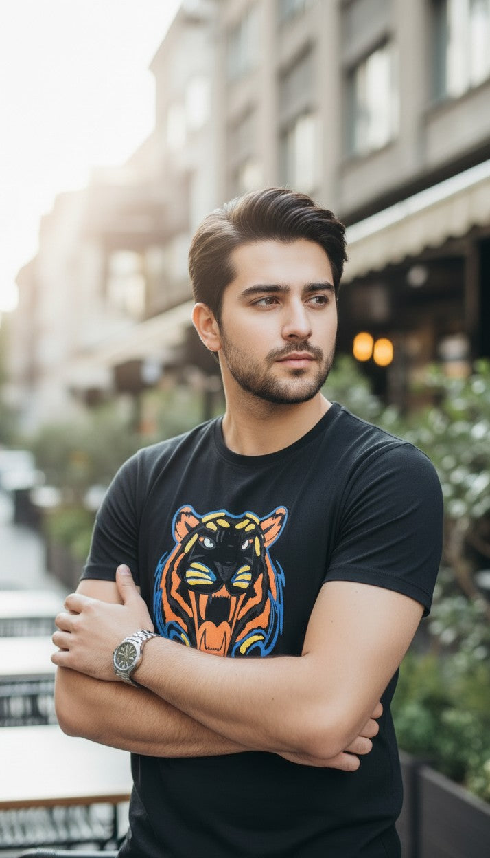 TFG TIGER SUMMER TSHIRTS (black)