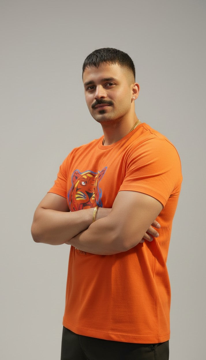 TFG TIGER SUMMER TSHIRTS (Orange)