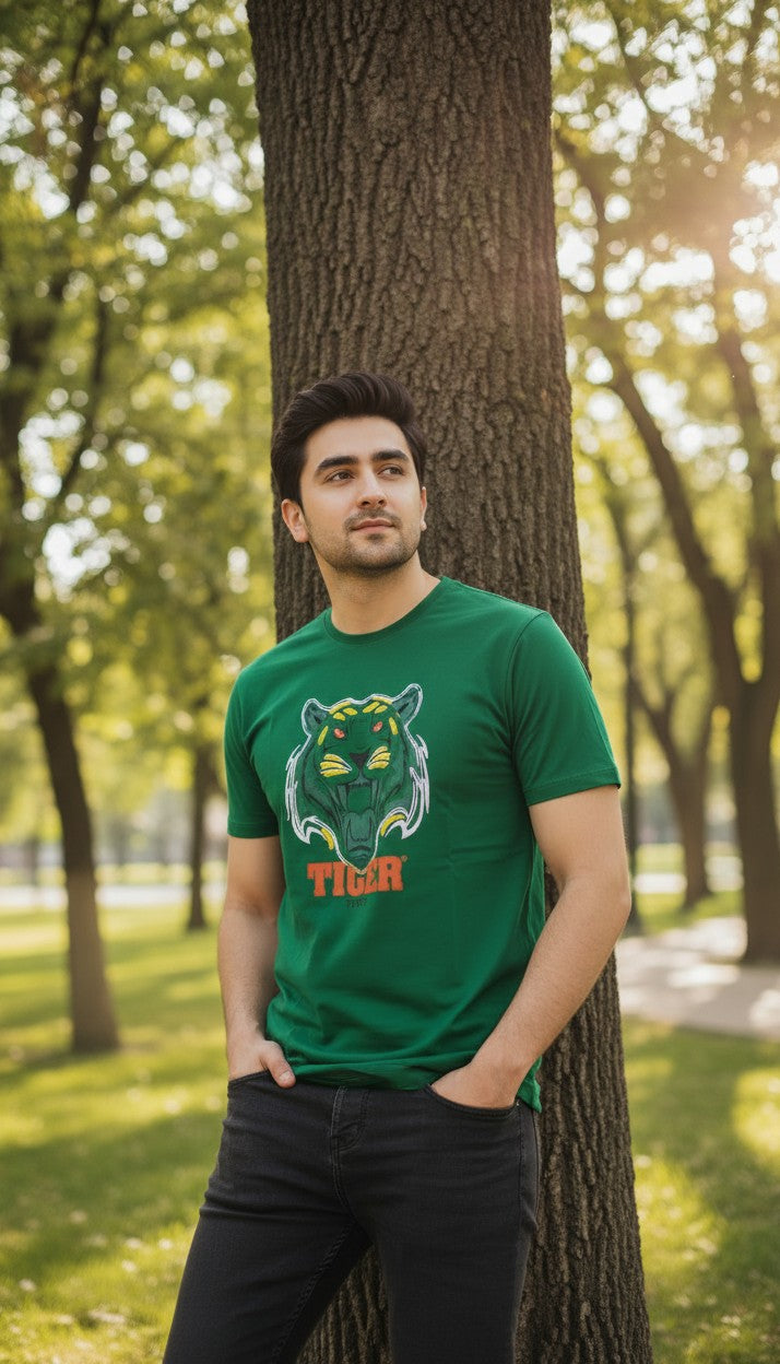 TFG TIGER SUMMER TSHIRTS (Green)