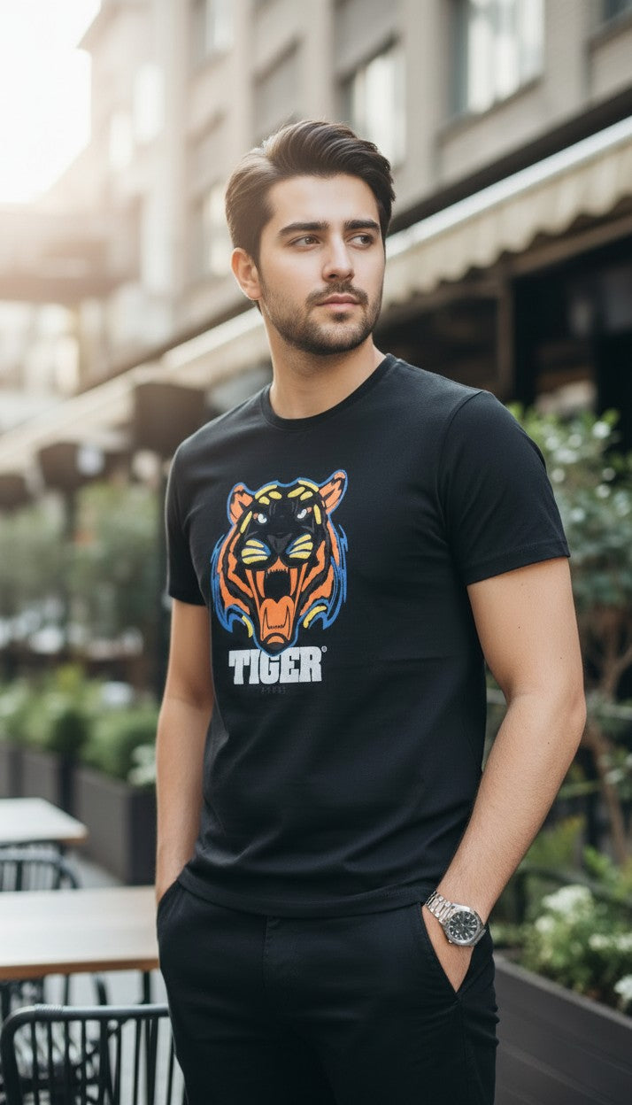 TFG TIGER SUMMER TSHIRTS (black)