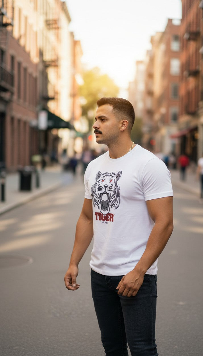 TFG TIGER SUMMER TSHIRTS (White)