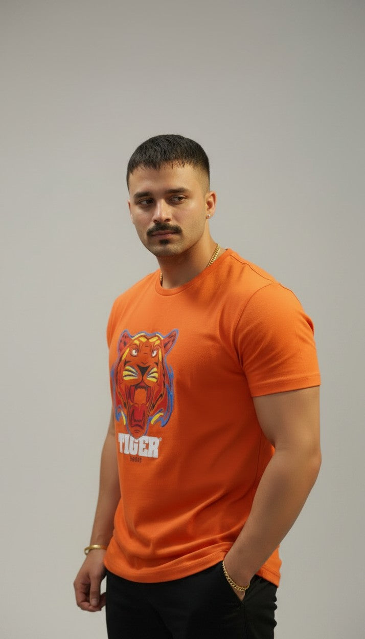 TFG TIGER SUMMER TSHIRTS (Orange)