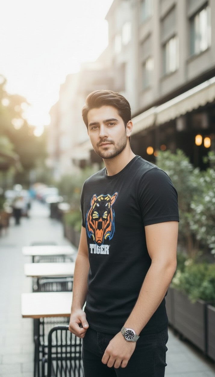TFG TIGER SUMMER TSHIRTS (black)