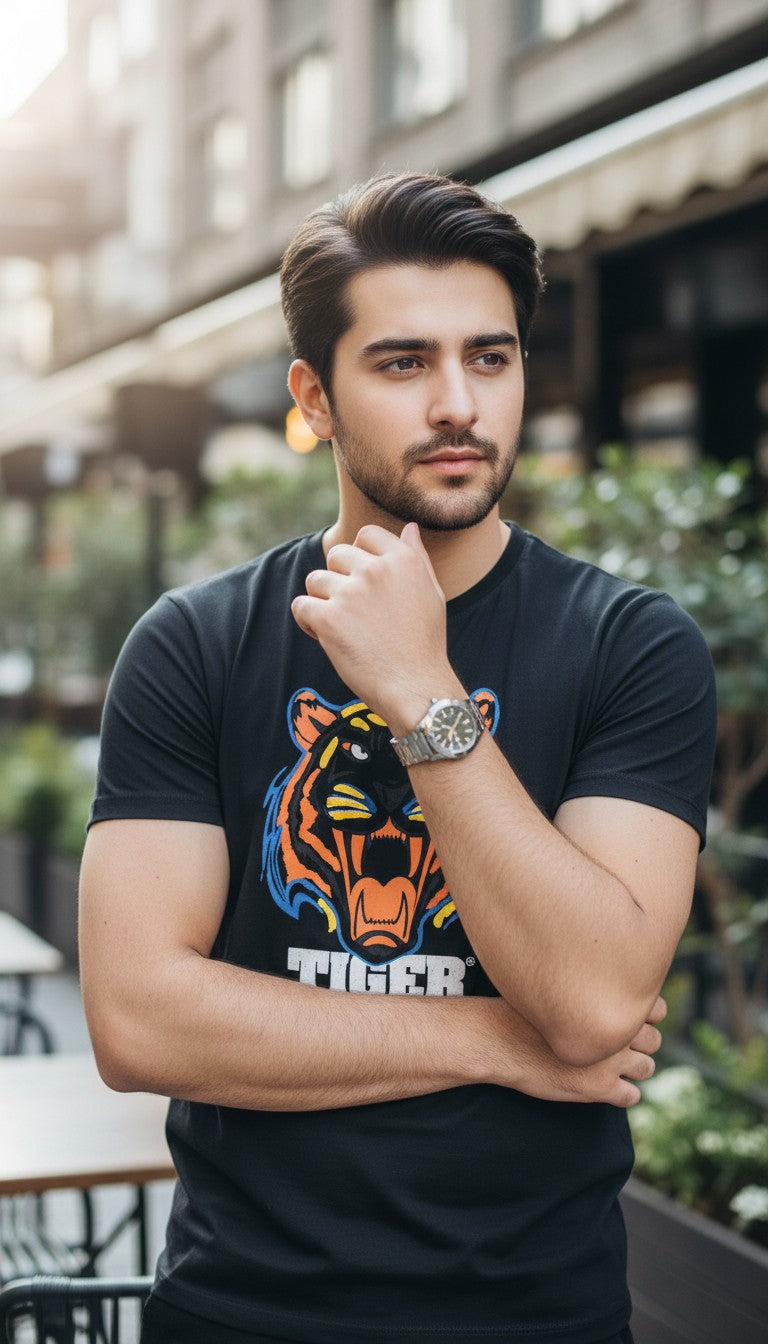 TFG TIGER SUMMER TSHIRTS (black)