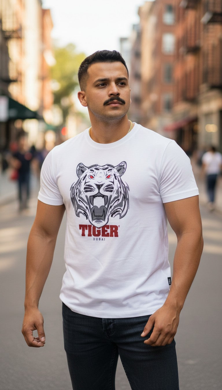 TFG TIGER SUMMER TSHIRTS (White)